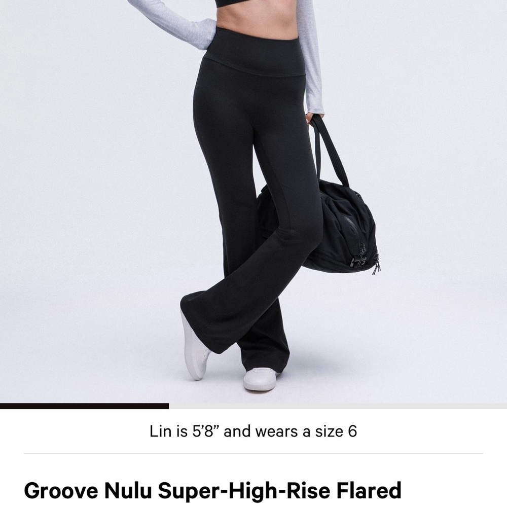 Groove nulu Lululemon flared leggings